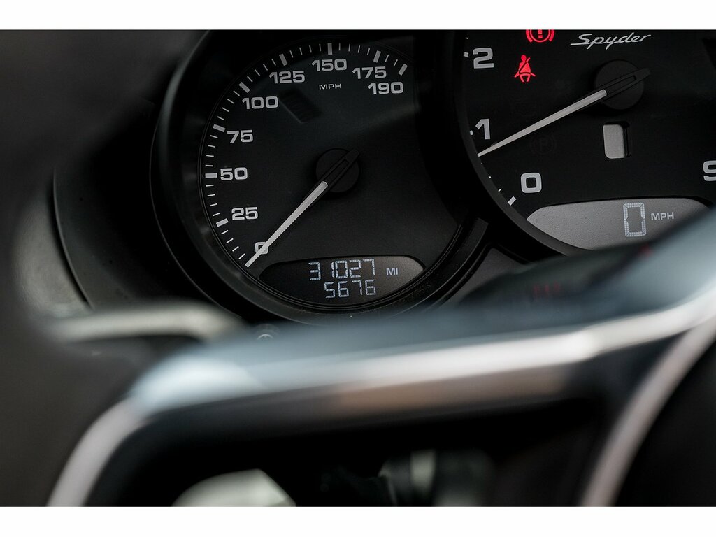 Porsche Boxster 3.8 981 Spyder Euro Silver #30