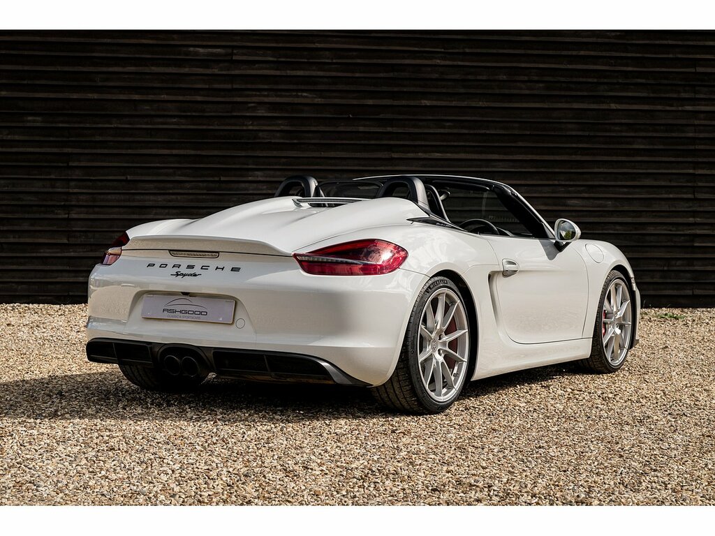 Porsche Boxster 3.8 981 Spyder Euro Silver #9