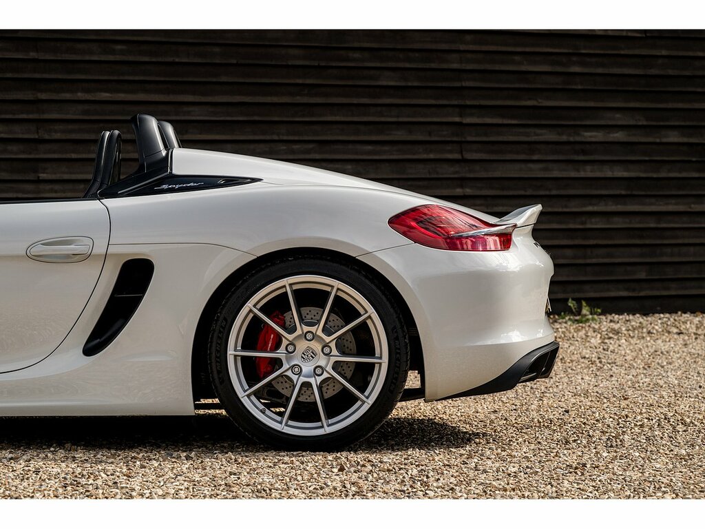 Porsche Boxster 3.8 981 Spyder Euro Silver #10