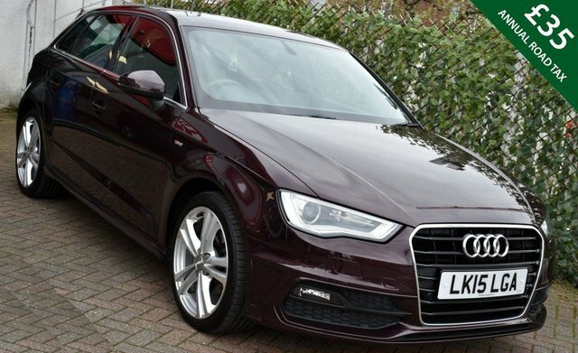 Audi A3 2015 1.4Tfsi S-line S-tronic 123 Bhp Red #2