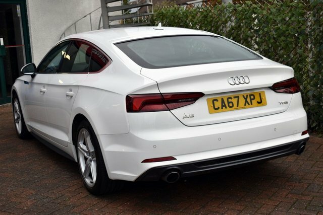 Audi A5 2018 2.0Tfsi S-line Sportback S-tronic 187 Bh White #5