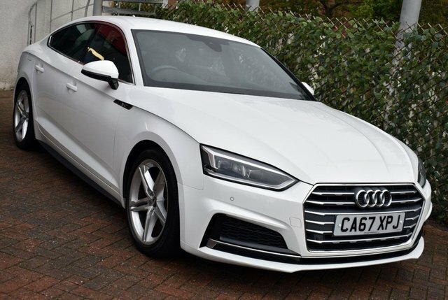 Audi A5 2018 2.0Tfsi S-line Sportback S-tronic 187 Bh White #2