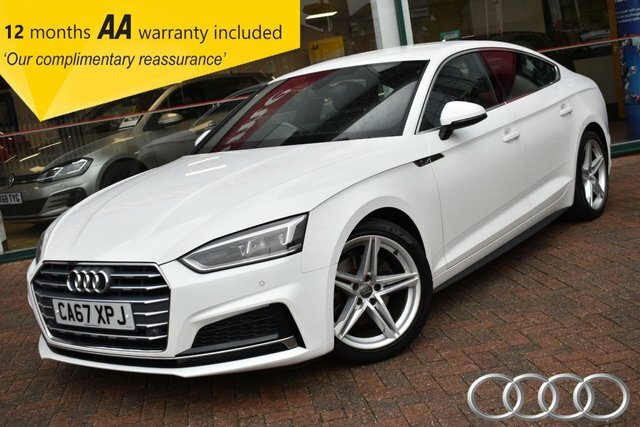 Audi A5 2018 2.0Tfsi S-line Sportback S-tronic 187 Bh White