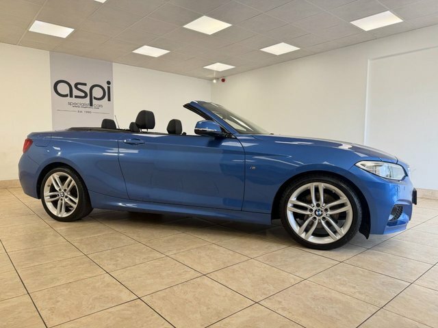 BMW 2 Series 220I M Sport Convertible Blue #5