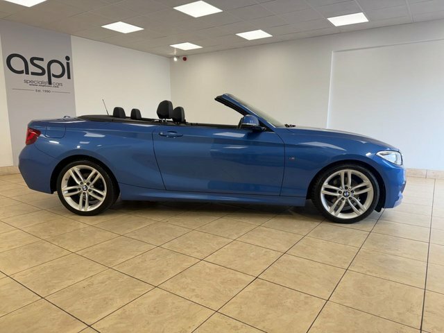 BMW 2 Series 220I M Sport Convertible Blue #6