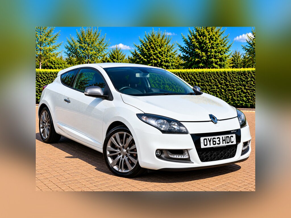 Renault Megane 1.5 Dci Gt Line Tomtom Coupe Eur White