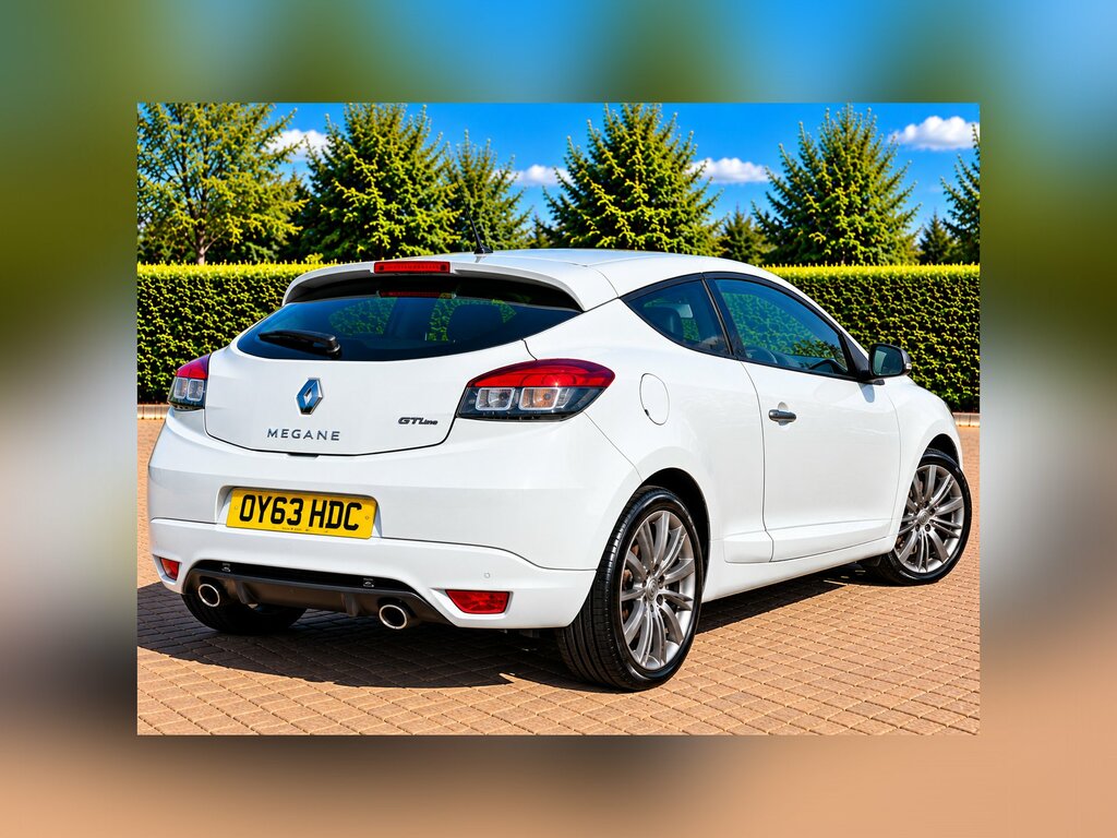 Renault Megane 1.5 Dci Gt Line Tomtom Coupe Eur White #3