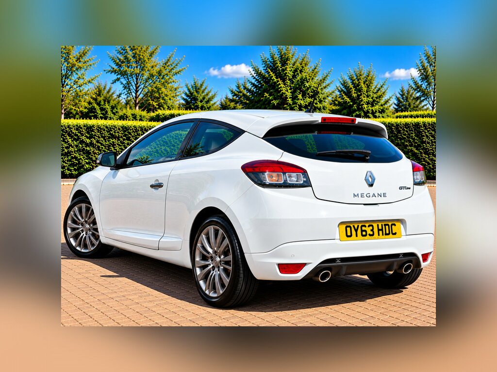 Renault Megane 1.5 Dci Gt Line Tomtom Coupe Eur White #5