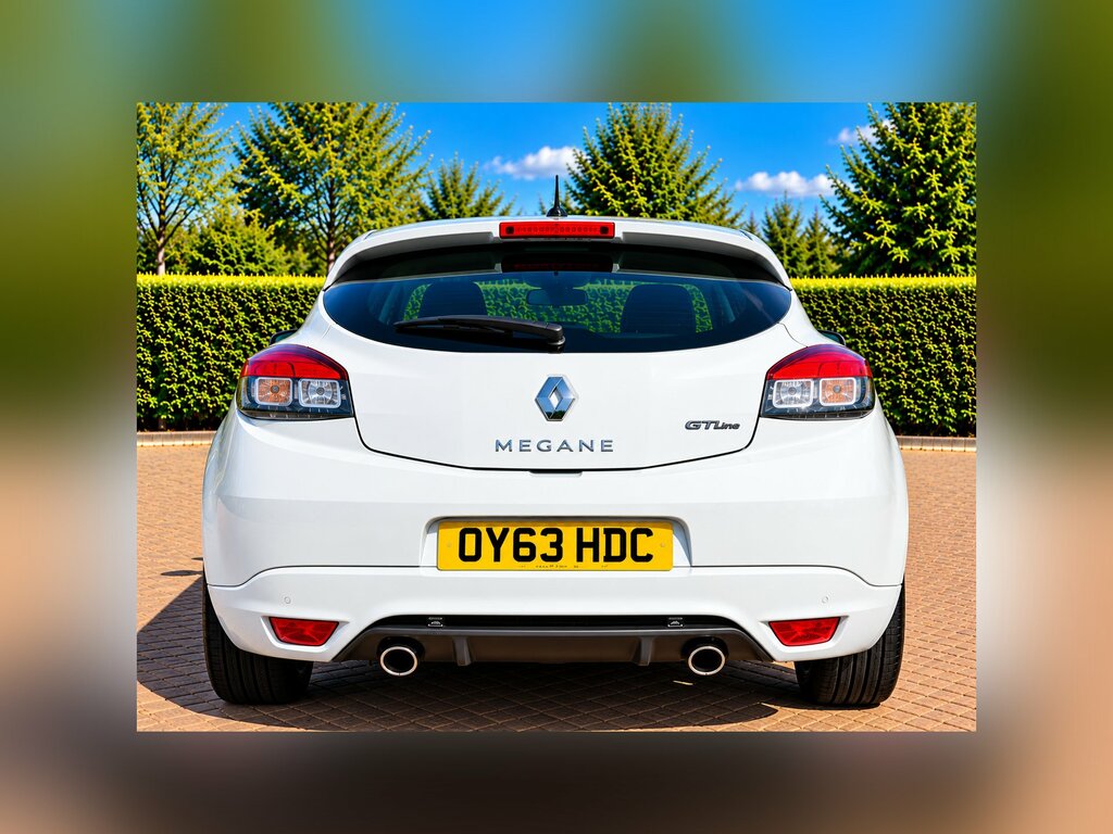 Renault Megane 1.5 Dci Gt Line Tomtom Coupe Eur White #4