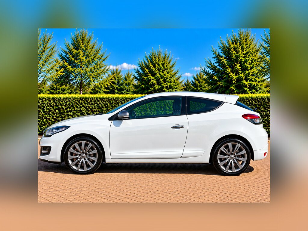 Renault Megane 1.5 Dci Gt Line Tomtom Coupe Eur White #6