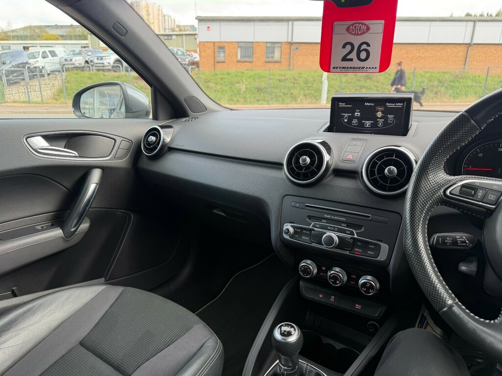 Audi A1 Hatchback 1.4 Tfsi S Line Sportback Euro 6 Ss 5 Black #21
