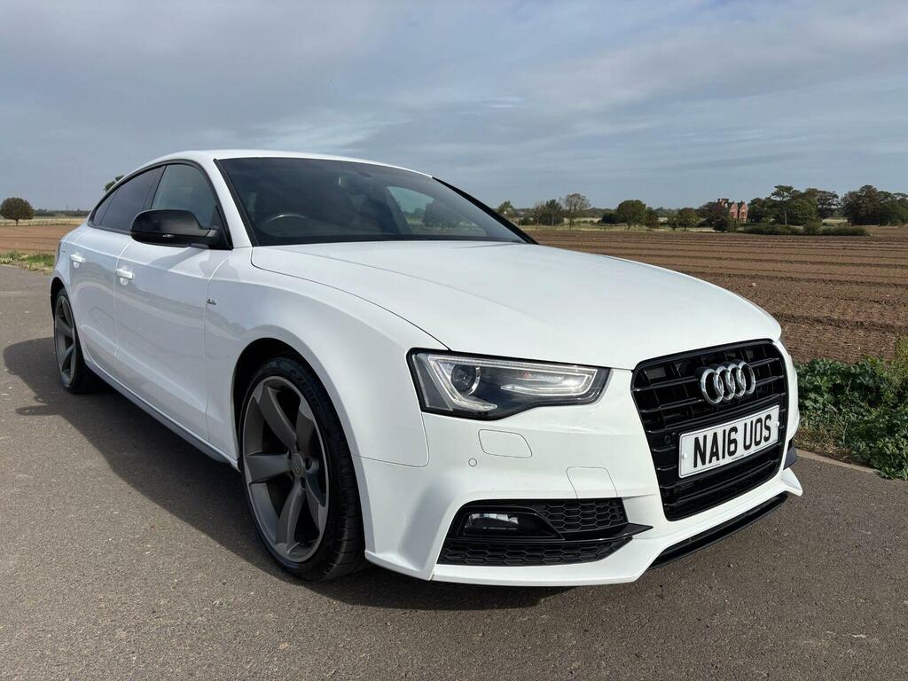 Audi A5 2.0 Tdi Black Edition Plus Sportback Multitronic E White