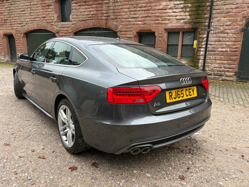 Audi A5 2.0 Tdi S Line Sportback Multitronic Eu Grey #5