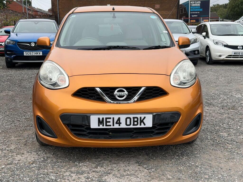 Nissan Micra Hatchback 1.2 Visia Cvt Euro 5 201414 Orange #2