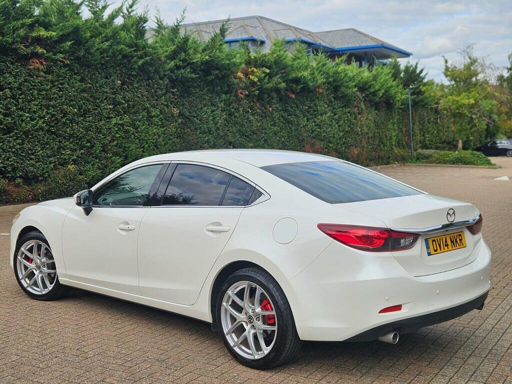 Mazda 6 Saloon 2.0 Skyactiv-g Sport Nav Euro 5 Ss White #4