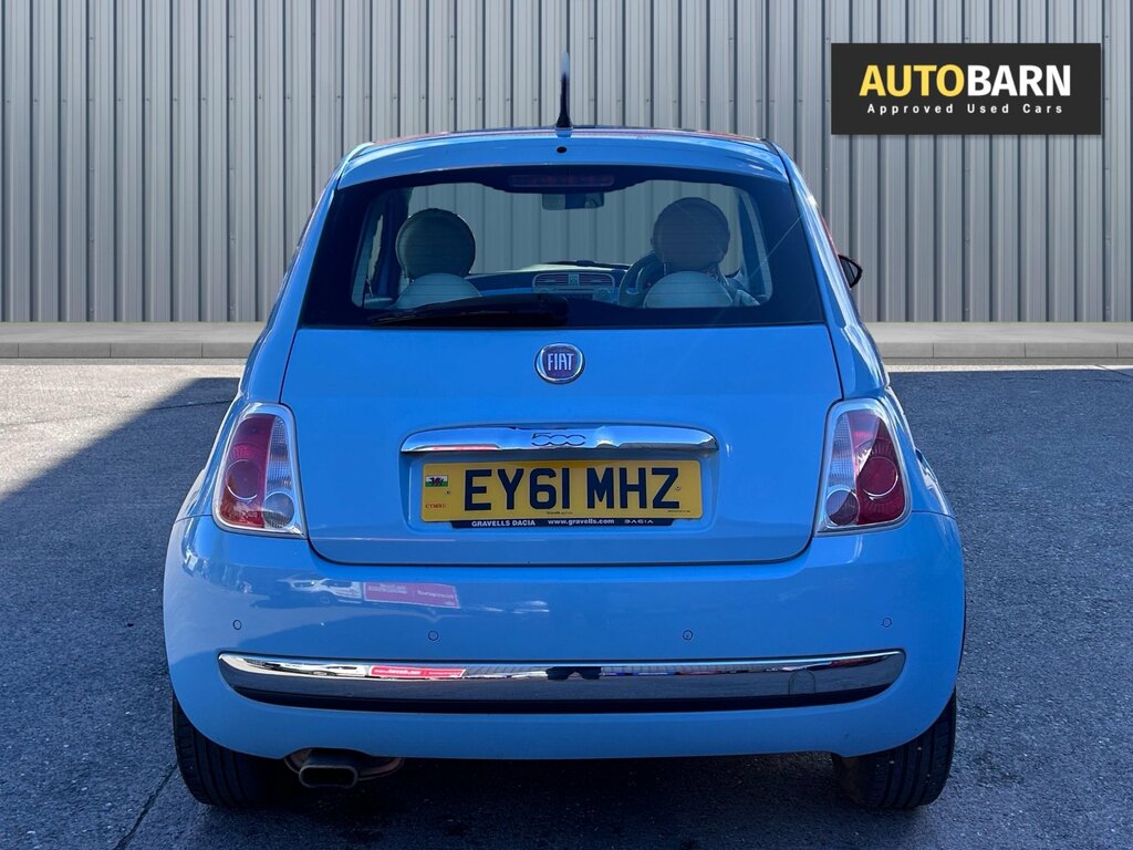 Fiat 500 1.2 Lounge Hatchback Euro 5 Ss Blue #5