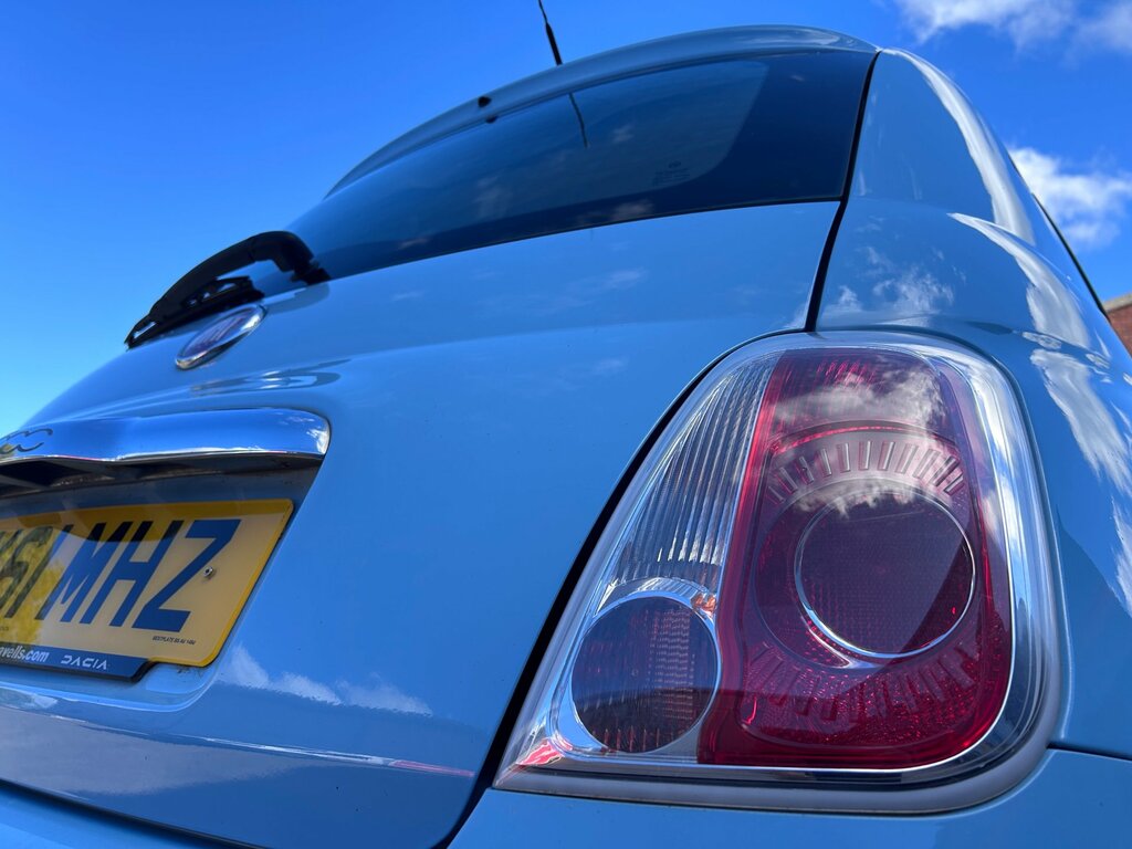 Fiat 500 1.2 Lounge Hatchback Euro 5 Ss Blue #2