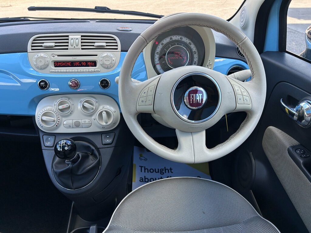Fiat 500 1.2L Lounge White #10
