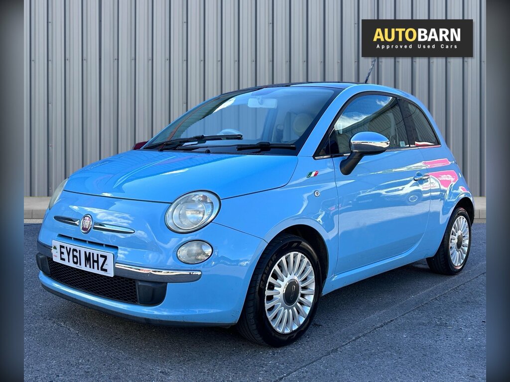 Fiat 500 1.2 Lounge Hatchback Euro 5 Ss Blue #6