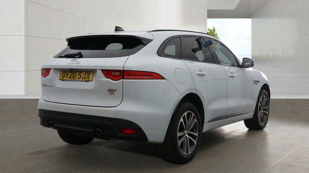 Jaguar F-Pace 2.0 D240 R-sport Awd Euro 6 Ss White #4