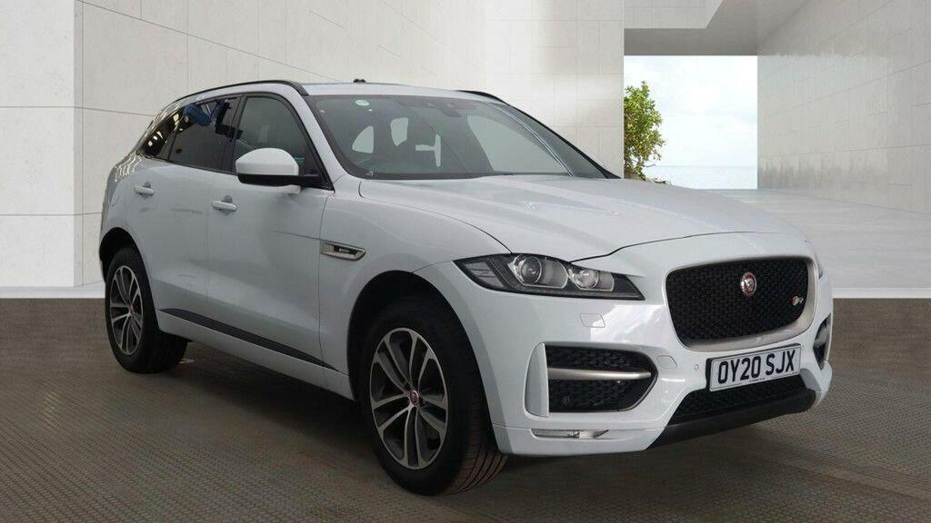 Jaguar F-Pace 2.0 D240 R-sport Awd Euro 6 Ss White #2