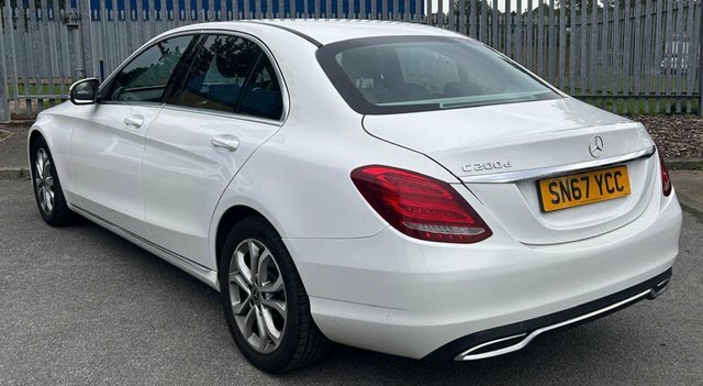 Mercedes-Benz C Class 1.6 C200d Sport Saloon G-tronic Euro 6 White #6
