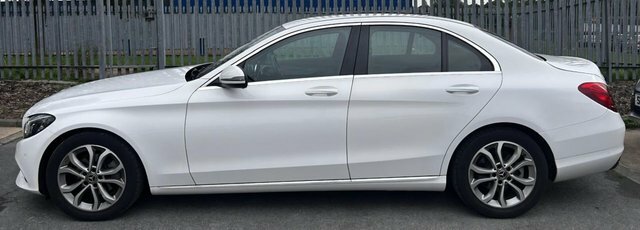 Mercedes-Benz C Class 1.6 C200d Sport Saloon G-tronic Euro 6 White #3