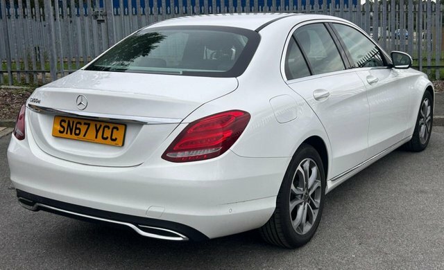 Mercedes-Benz C Class 1.6 C200d Sport Saloon G-tronic Euro 6 White #5