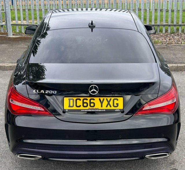 Mercedes-Benz CLA Class Cla180 Amg Line Coupe White #7