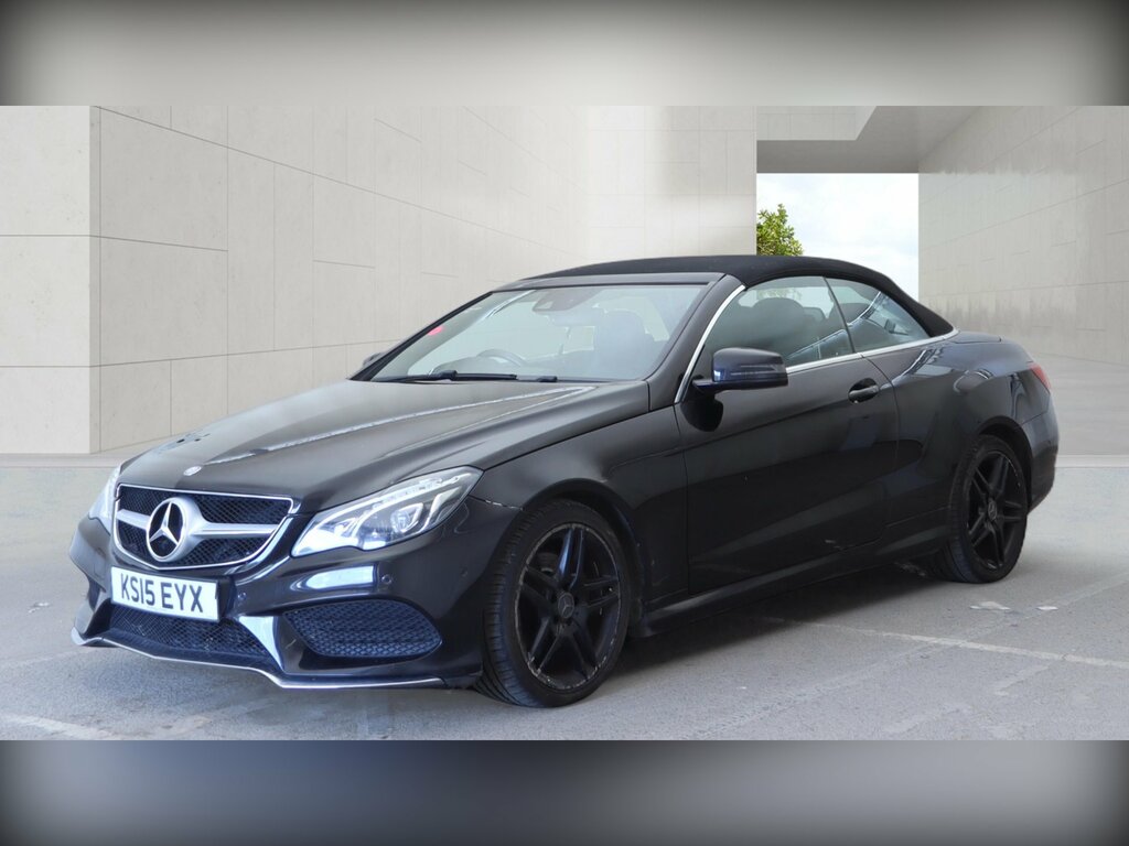 Mercedes-Benz E Class 3.0 E350d V6 Bluetec Amg Line Cabriolet Black #5