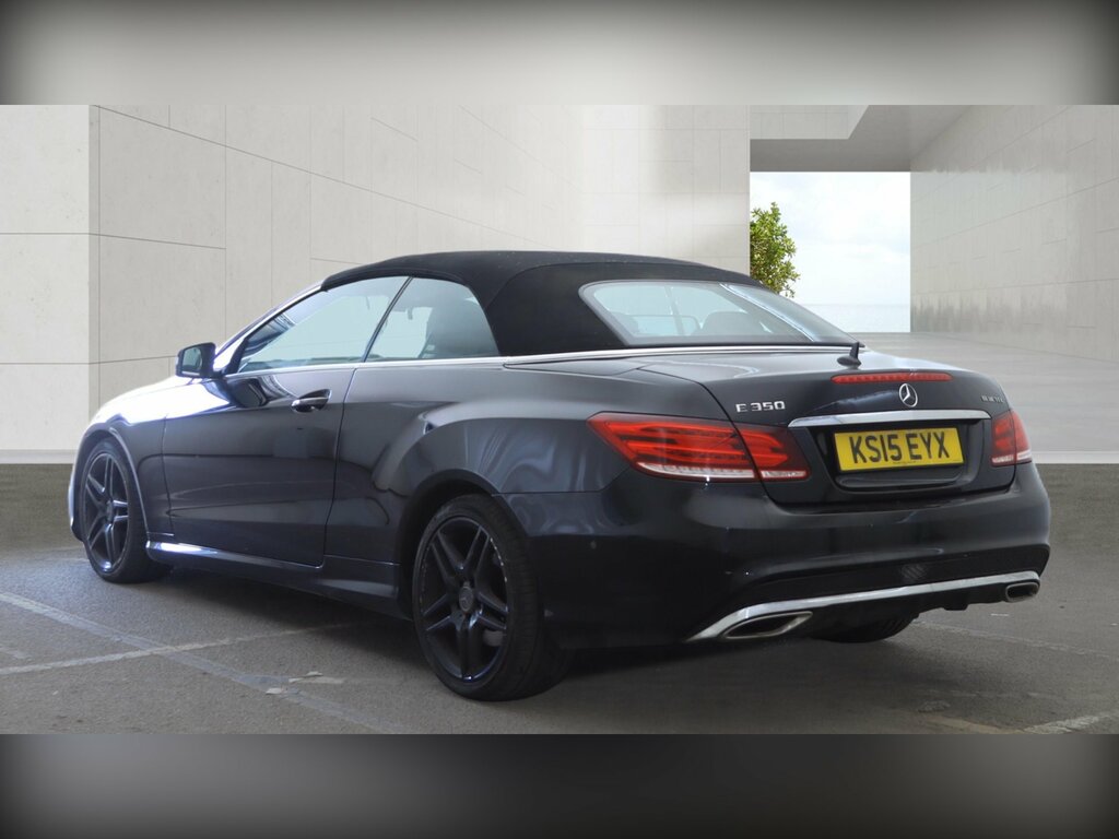 Mercedes-Benz E Class 3.0 E350d V6 Bluetec Amg Line Cabriolet Black #2