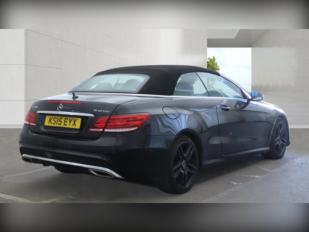 Mercedes-Benz E Class 3.0 E350d V6 Bluetec Amg Line Cabriolet Black #6