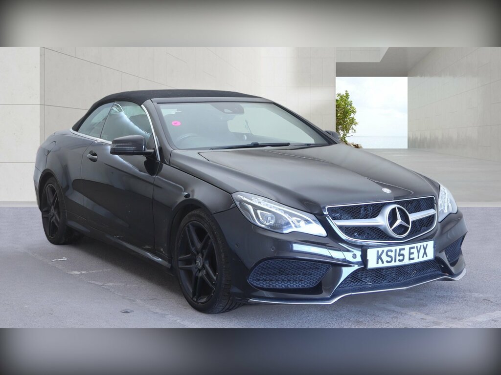 Mercedes-Benz E Class 3.0 E350d V6 Bluetec Amg Line Cabriolet Black