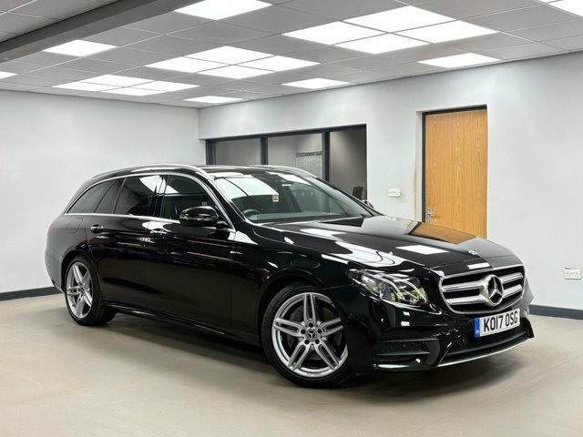 Mercedes-Benz E Class 2.0 E220d Amg Line Premium Estate G-t KO17OSG Black