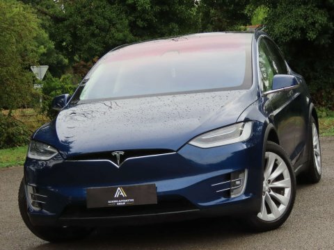 Tesla Model X 75D Dual Motor Blue