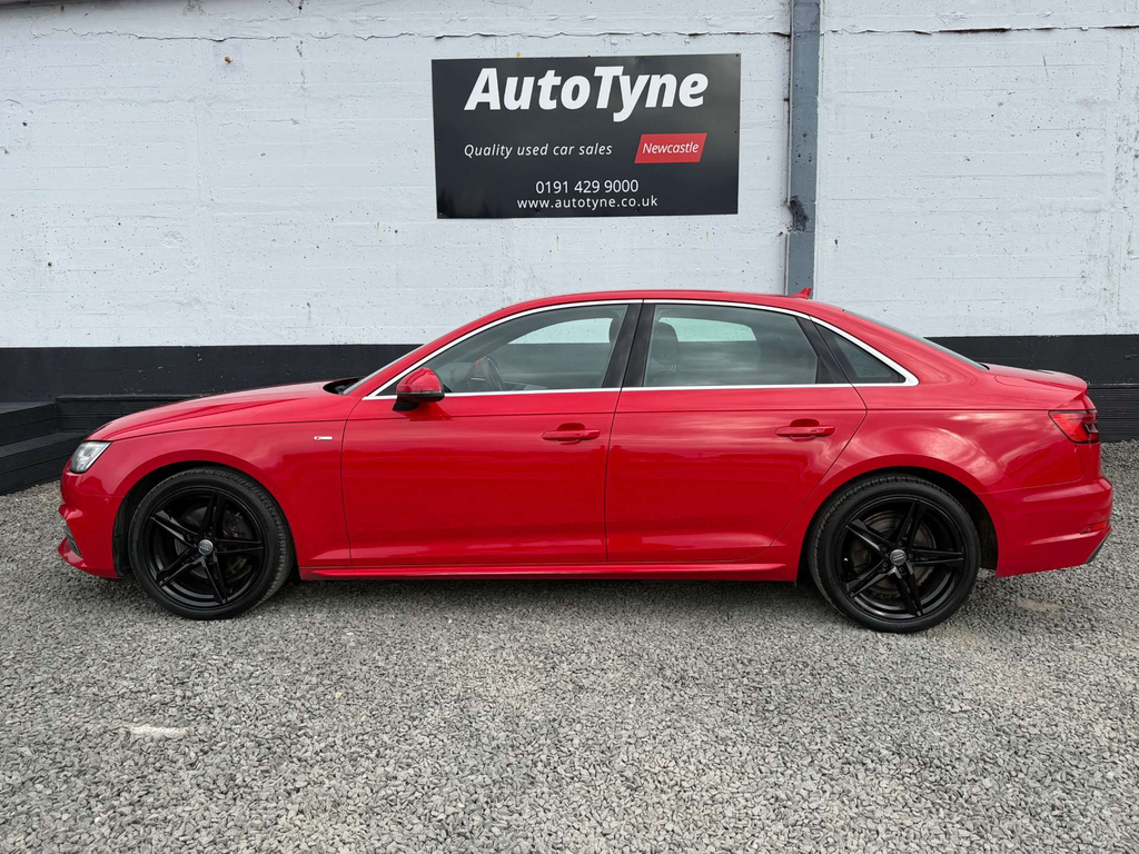 Audi A4 Tfsi S Line Saloon Euro 6 Ss Red #4