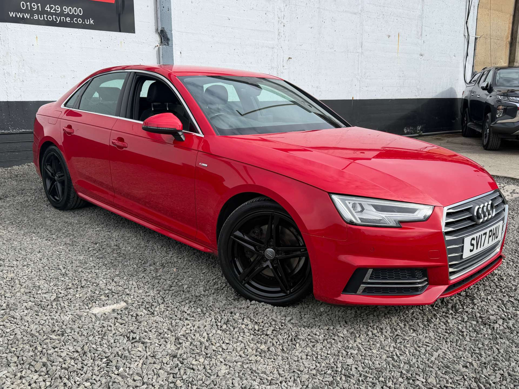 Audi A4 Tfsi S Line Saloon Euro 6 Ss Red