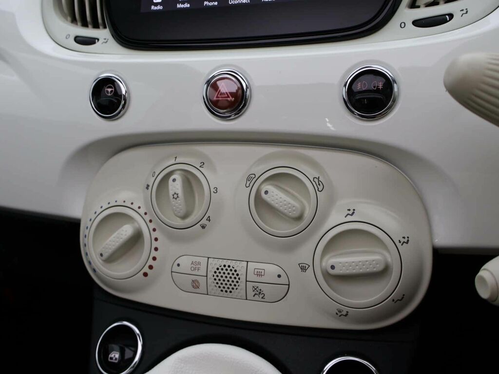 Fiat 500C 500 C Lounge White #19