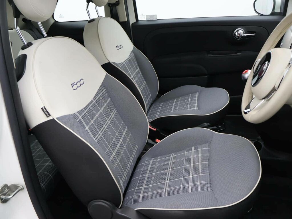 Fiat 500C 500 C Lounge White #8