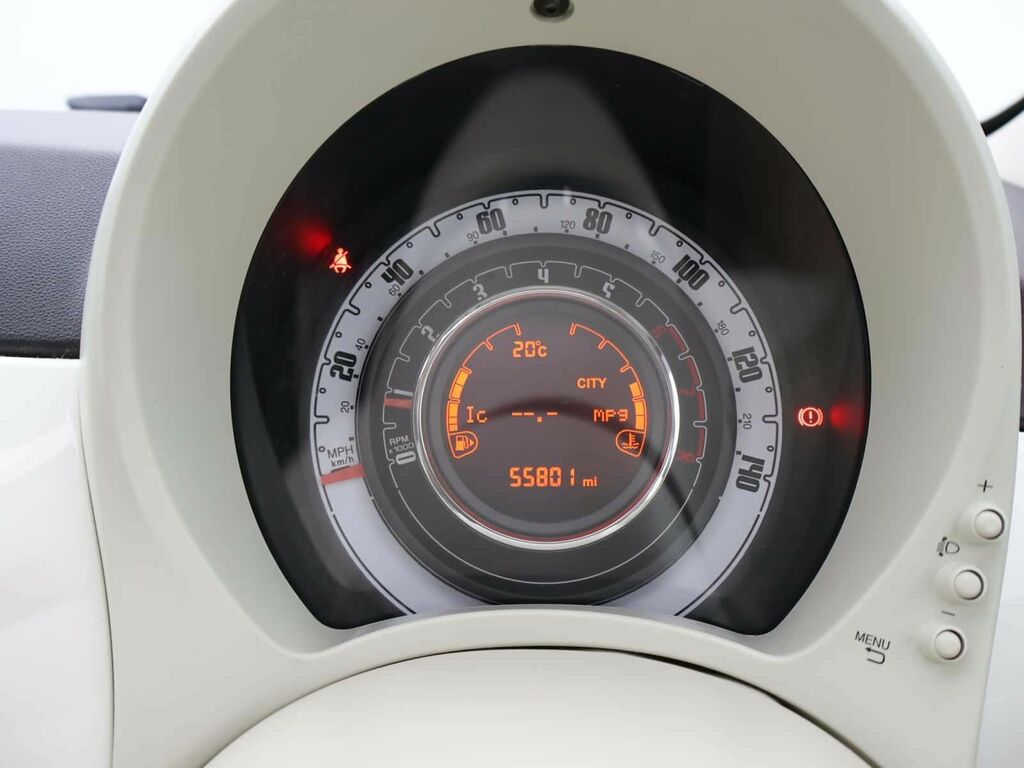 Fiat 500C 500 C Lounge White #11