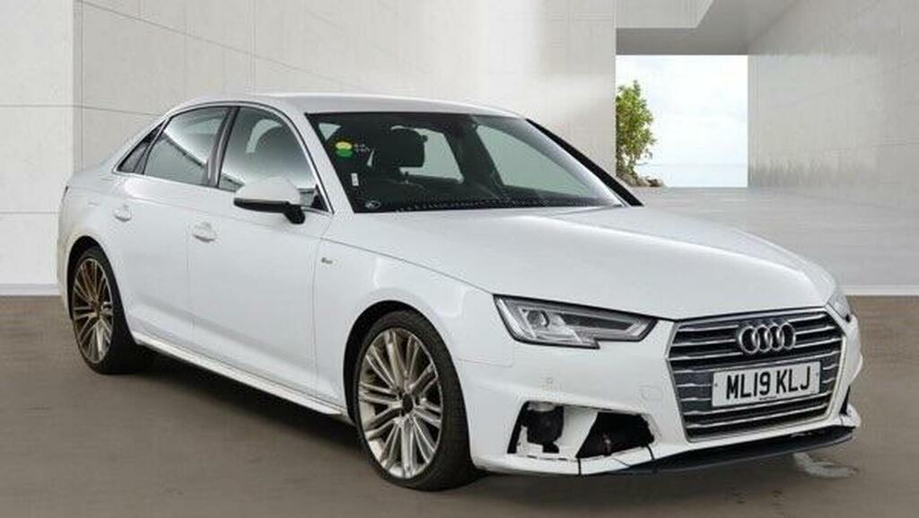 Audi A4 2.0 Tfsi 35 S Line Euro 6 Ss 2019 White