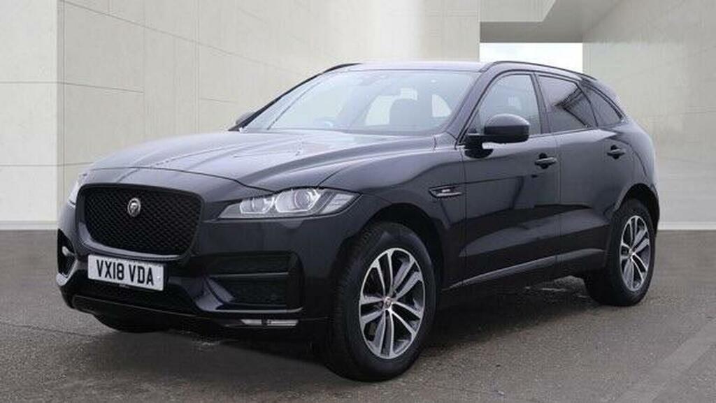 Jaguar F-Pace 2.0 D180 R-sport Awd Euro 6 Ss 2018 Black #2