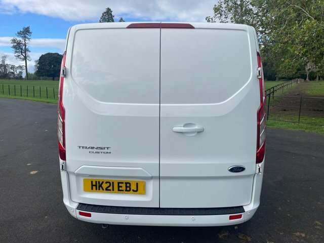 Ford Transit Custom 2021 2.0 300 Ecoblue Limited Panel Van White #4