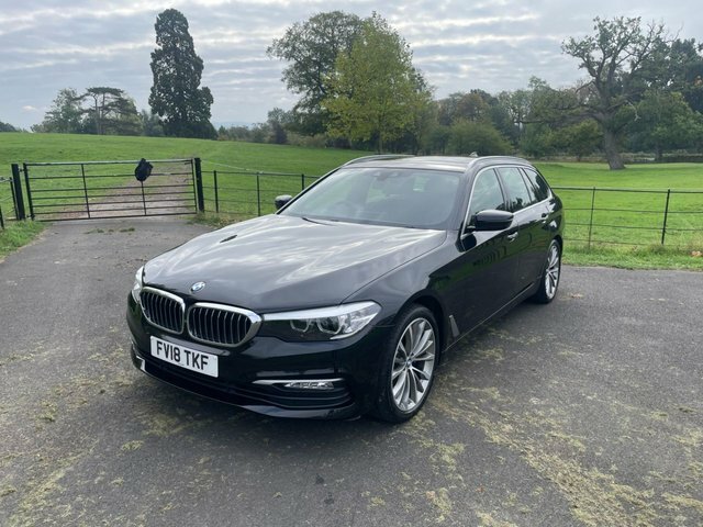 BMW 5 Series 2018 2.0 520D Se Touring Xdrive Eu Black