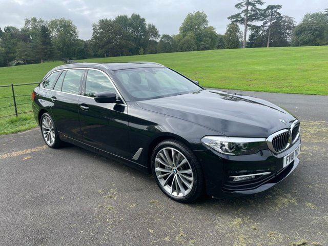 BMW 5 Series 2018 2.0 520D Se Touring Xdrive Eu Black #6