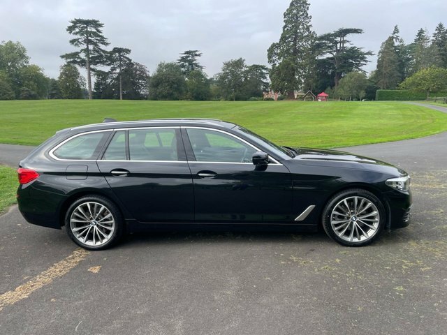 BMW 5 Series 2018 2.0 520D Se Touring Xdrive Eu Black #5