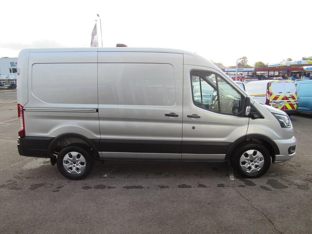 Ford Transit Custom 350 Ecoblue Limited L2 H2 Mwb 165 Bhp Twin Side Do Silver #3