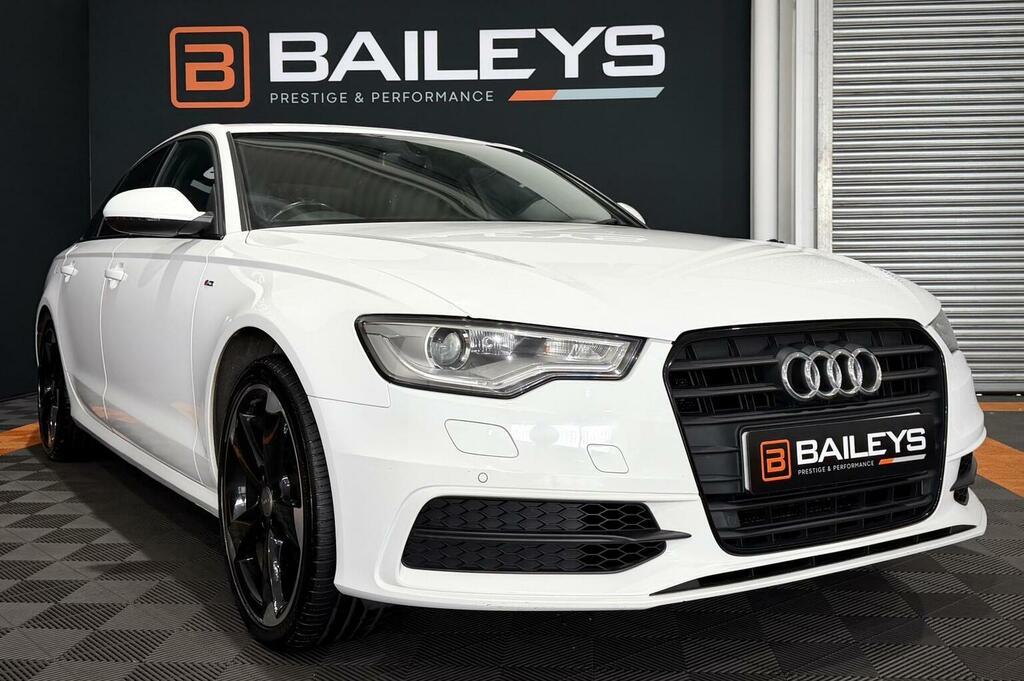 Audi A6 Saloon 2.0 Tdi Ultra Black Edition Euro 6 Ss 2014 White #4