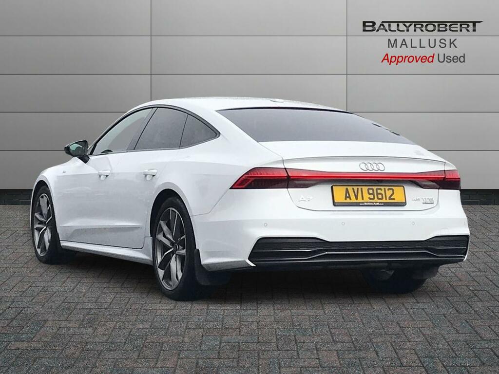 Audi A7 45 Tfsi 265 Quattro Black Edition S Tronic White #2