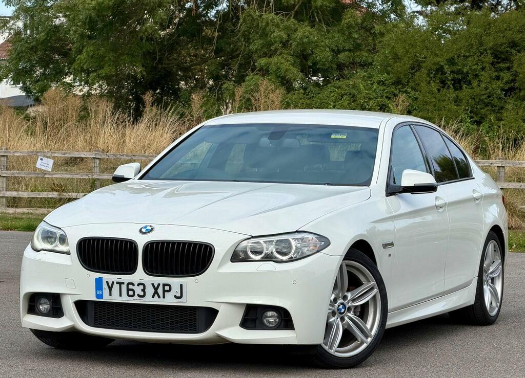 BMW 5 Series 2.0 520D M Sport Euro 6 Ss White #3
